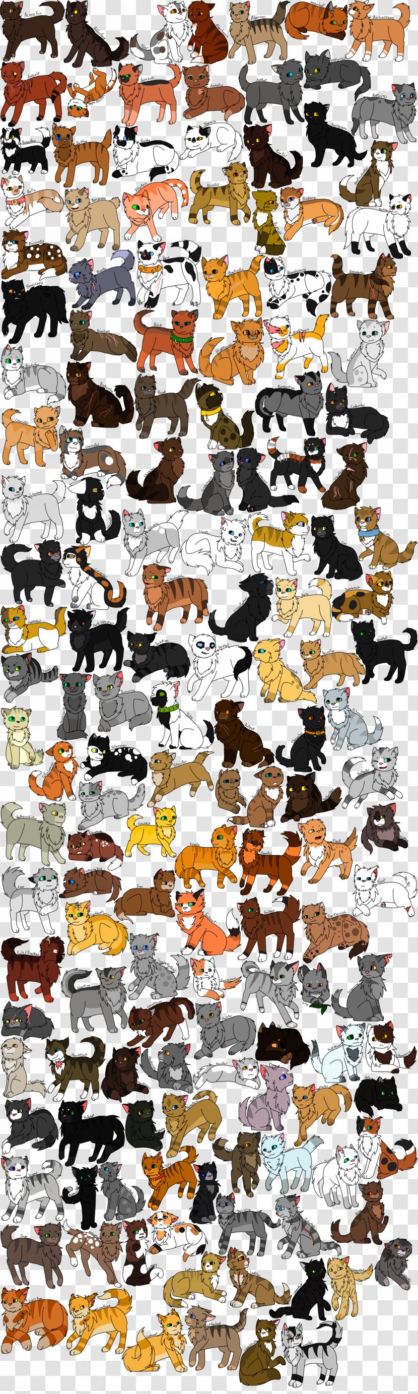 Cat Night Whispers Warriors ThunderClan Character - Hollowpaw Transparent PNG