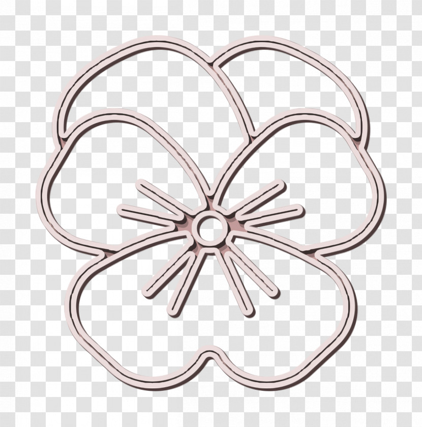 Flower Icon Pansy Icon Flowers Icon Transparent PNG