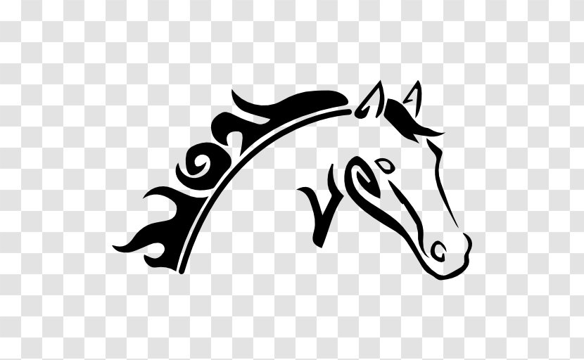 Mustang Pony Equestrian Mane - Symbol Transparent PNG