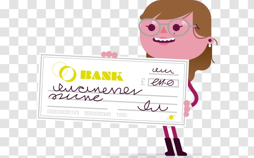 Cheque Bank Logo Brand Clip Art - Pink Transparent PNG