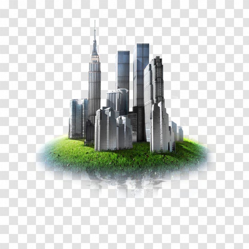 Earth Creativity - Grass - Free Island City To Pull Material Transparent PNG