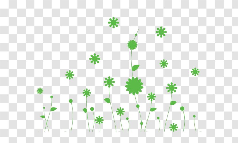 Dandelion Four-leaf Clover Plant Stroke - Symmetry - Grass Transparent PNG