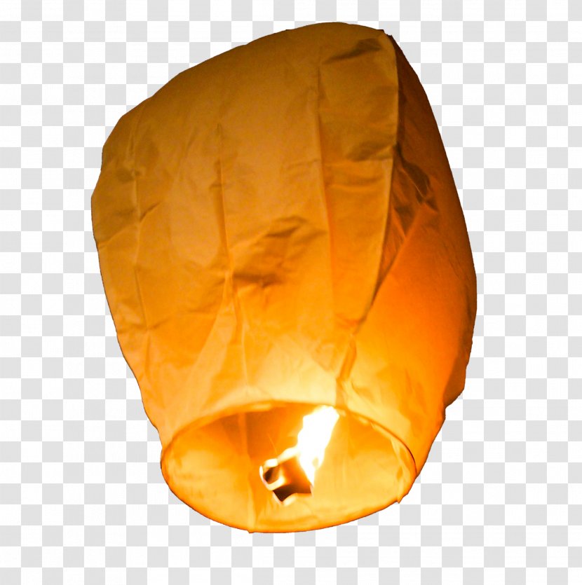 Paper Light Sky Lantern - Midautumn Festival - Lamps Transparent PNG