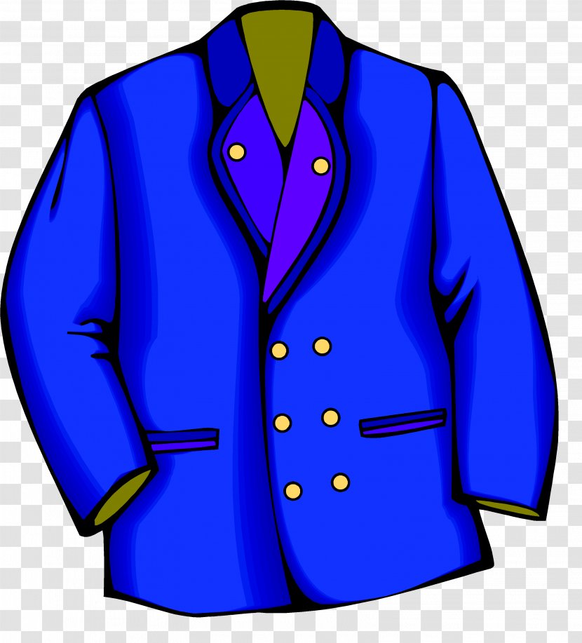 Blazer Coat Jacket Suit Clip Art - Formal Wear Transparent PNG