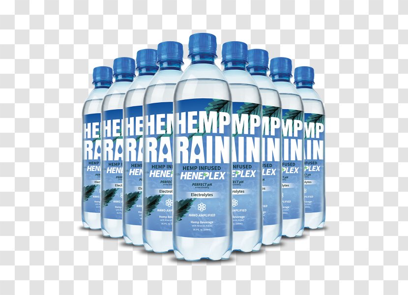 Hemp Rain Cannabidiol Bottled Water - Mineral Transparent PNG