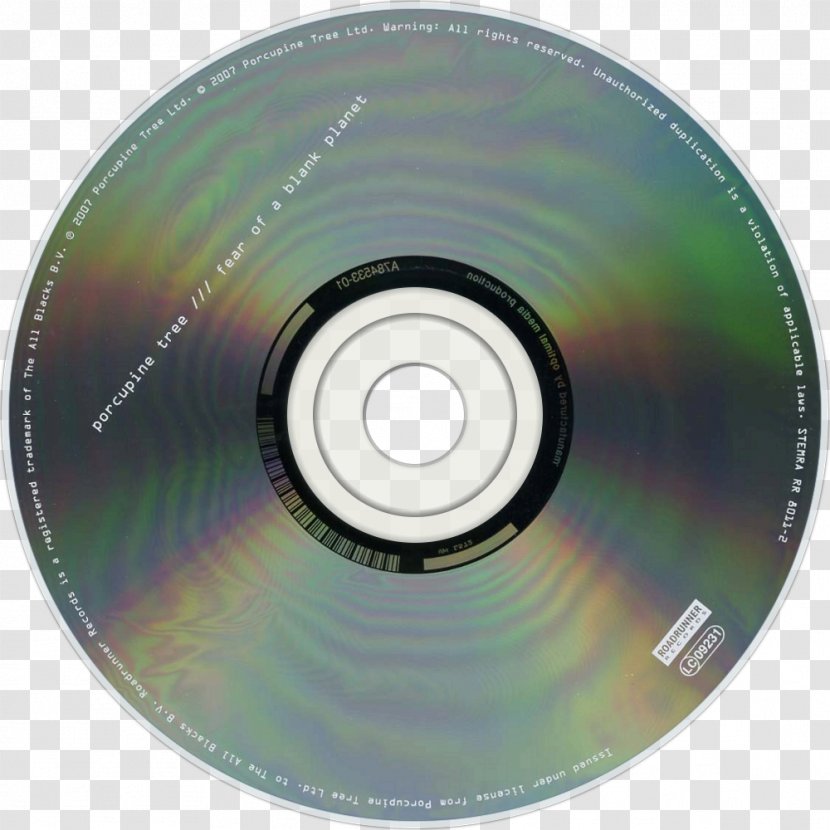 Compact Disc Fear Of A Blank Planet Porcupine Tree Progressive Rock - Silhouette - Cartoon Transparent PNG