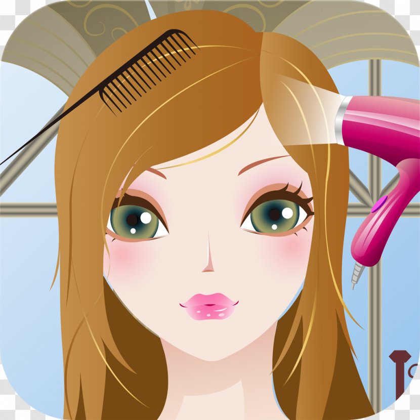 Eyebrow Long Hair Eyelash - Heart - Eye Transparent PNG