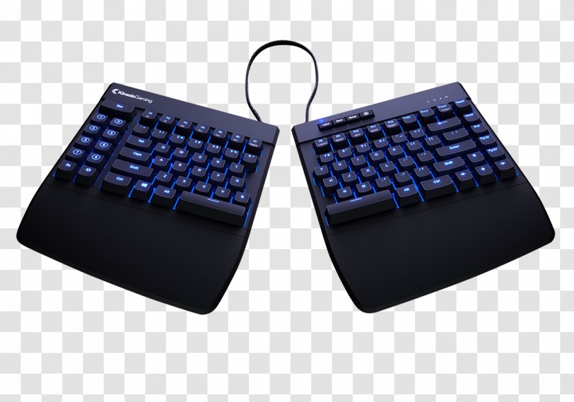 Computer Keyboard Mouse Kinesis Freestyle Edge Split Gaming Ergonomic Transparent PNG