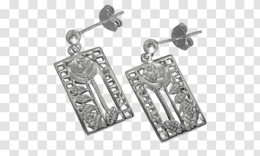 Earring Pendant Silver Symbol Jewellery - Earrings - Human Body Transparent PNG