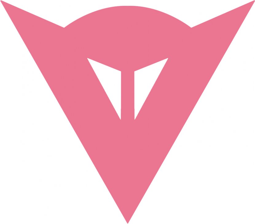 Logo Line Angle Pink M Font - Heart Transparent PNG