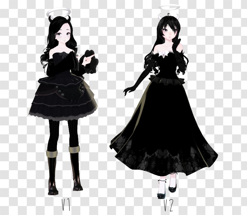 Bendy And The Ink Machine Angel Clothing Dress Costume - Fashion - Inky Transparent PNG