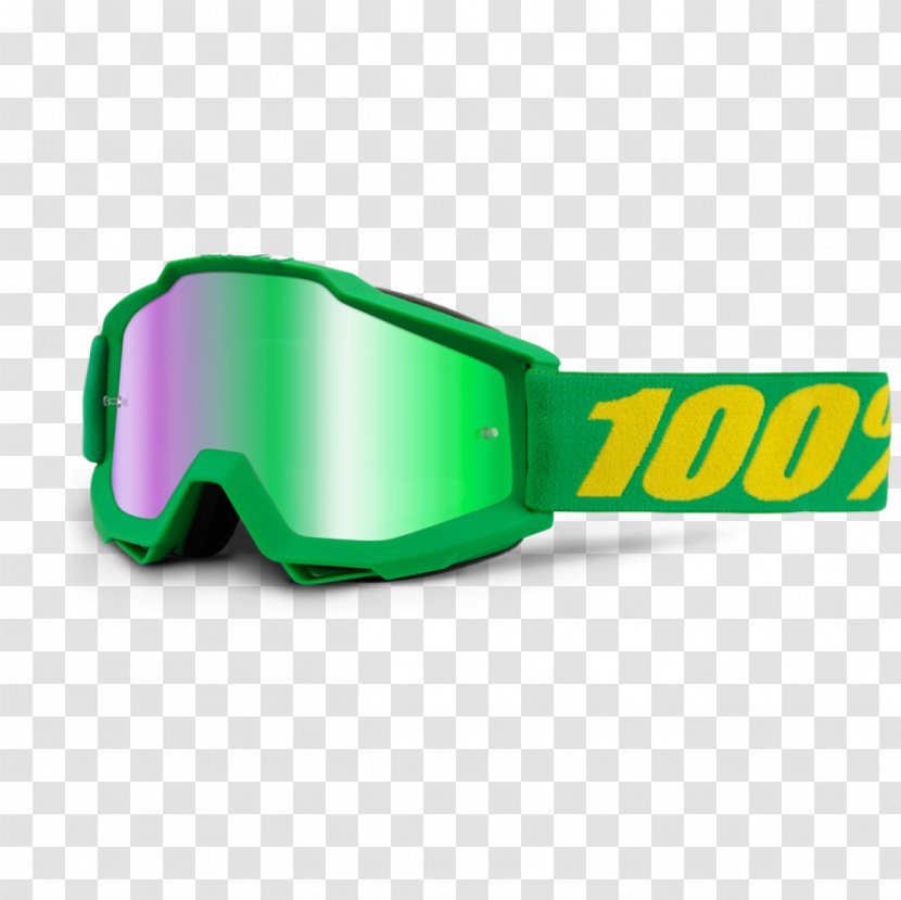 Goggles Glasses Anti-fog Green Mirror - Antifog - 100 Off Transparent PNG
