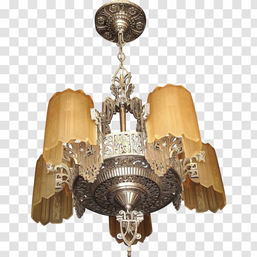 Chandelier Lighting Sconce Candelabra Furniture - Decor - Brass Transparent PNG
