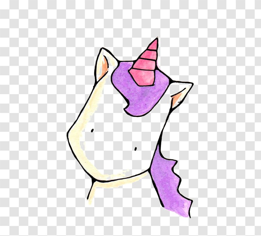 Drawing Pencil Unicorn Sketch - Dog Like Mammal Transparent PNG