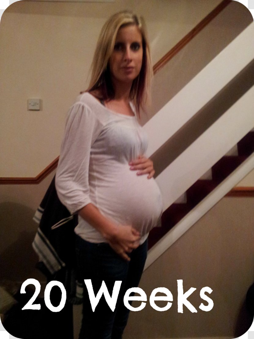 Week 20 Of Pregnancy Gestation Implantation Infant - Silhouette Transparent PNG