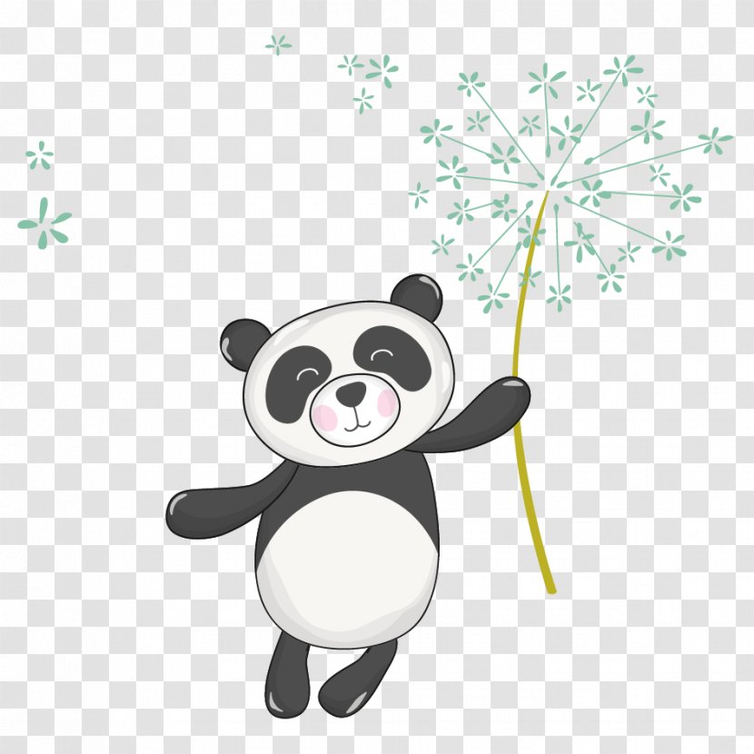 Giant Panda Bear Cuteness Clip Art - Tree - Cartoon Transparent PNG