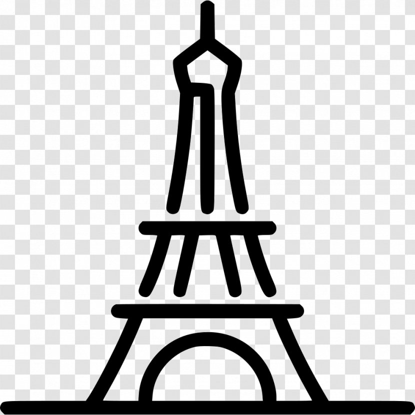 Eiffel Tower Clip Art - Monochrome Transparent PNG