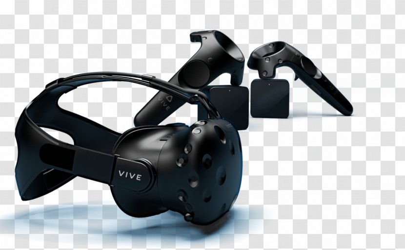HTC Vive Virtual Reality Headset Headphones Transparent PNG
