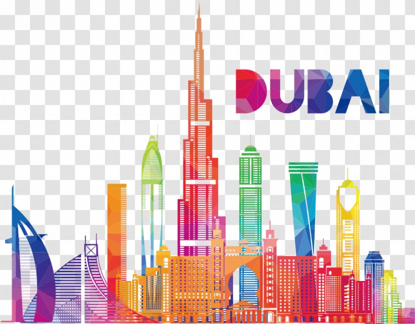 Burj Khalifa Skyscraper Royalty-free Illustration - Metropolis - Vector Dubai Tower Transparent PNG