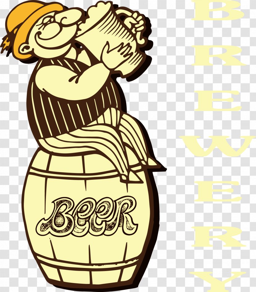 Beer Cartoon Yellow - Fiction Transparent PNG