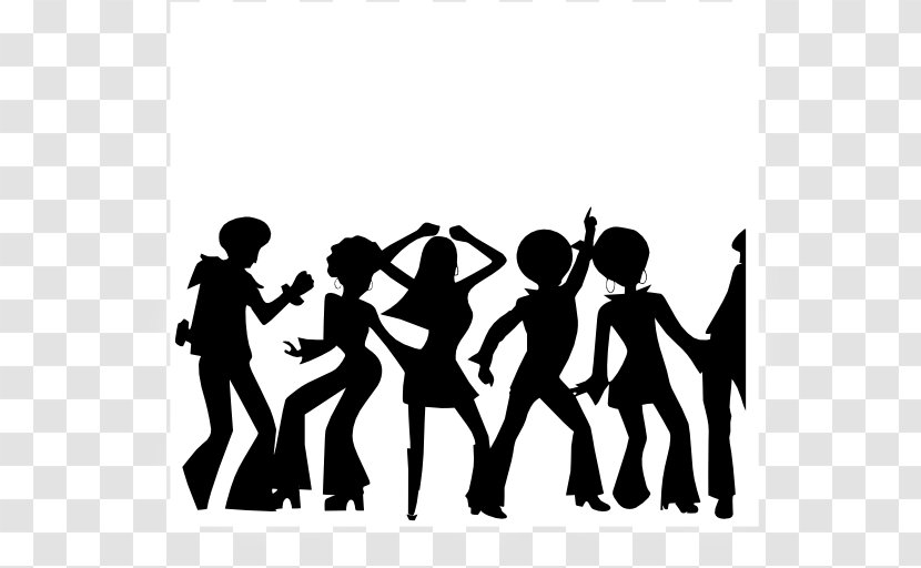 Dance Party Clip Art - Friendship - Dancing Shadow Cliparts Transparent PNG