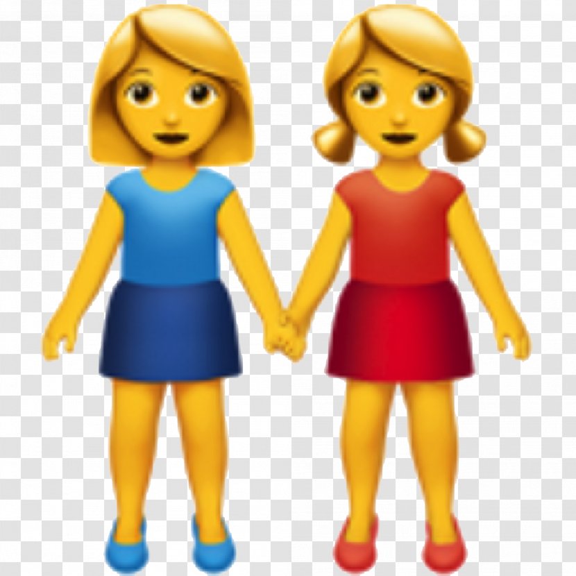 Emojipedia Holding Hands Woman - Tree - Friends Transparent PNG