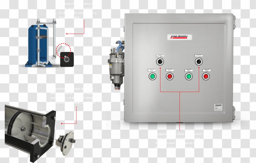 Cowan Dynamics Inc Pneumatic Actuator Control System Automation - Circuit Breaker Transparent PNG