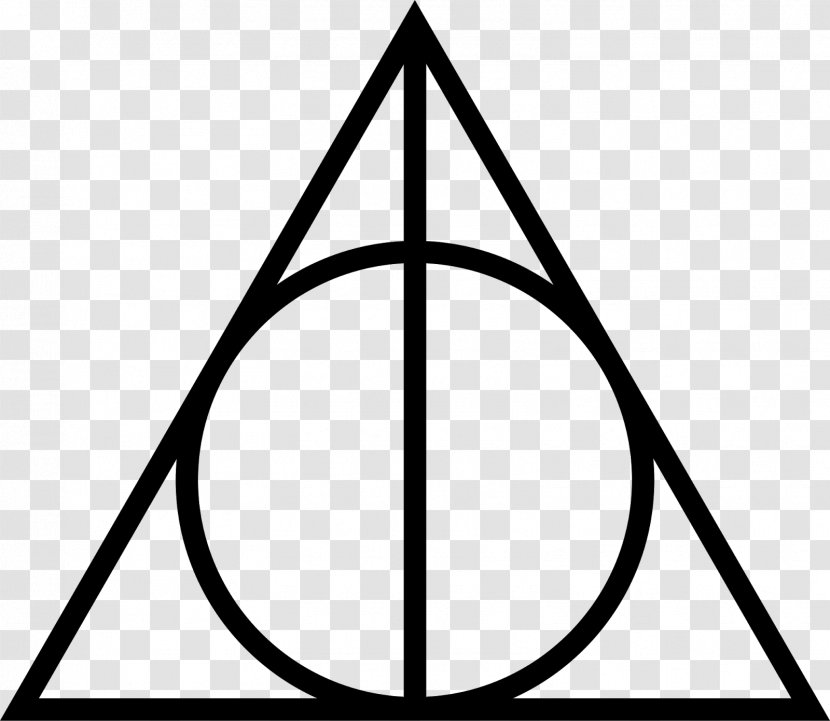 Harry Potter And The Deathly Hallows Triangle Symbol Circle Transparent PNG