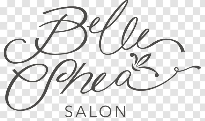 Belle Shea Salon Color White Black Brand - Dye - Logo Transparent PNG