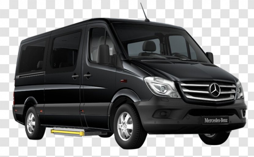 Mercedes-Benz Sprinter Bus Car Van - Minibus - Florence Train Station Transparent PNG