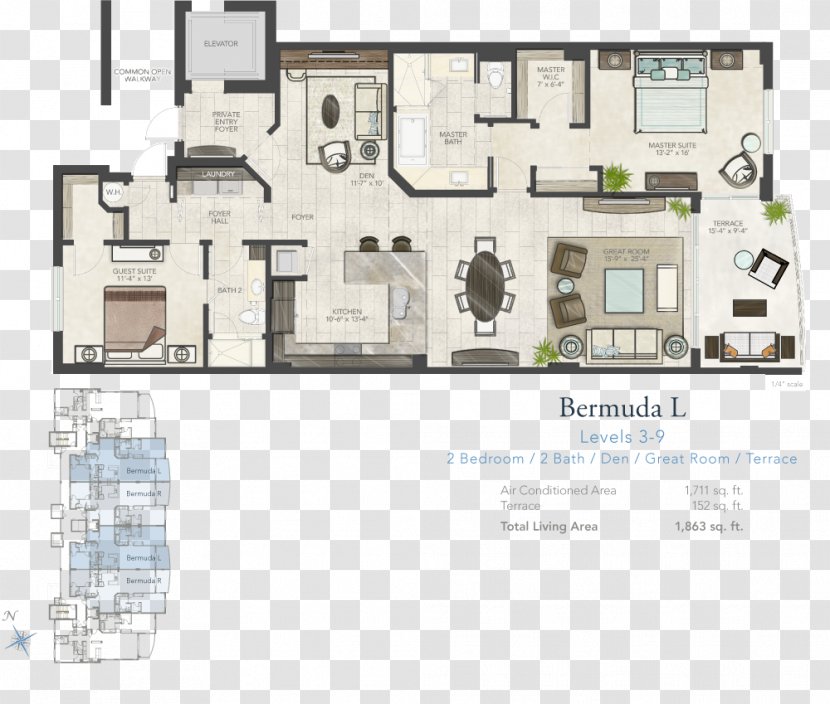 Floor Plan House Square Foot Transparent PNG