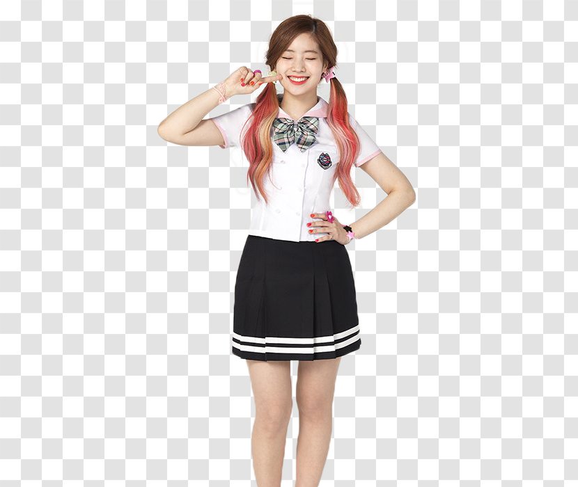 DAHYUN Twice School Uniform - Watercolor - Pin Transparent PNG