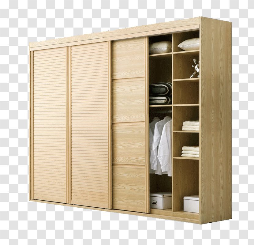 Door Bedroom Wood Modern Interior Design Services - Finishing Wardrobe Transparent PNG