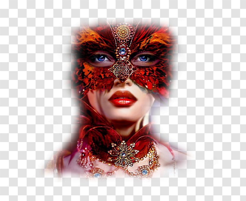 Venice Carnival Mask Masquerade Ball - Headgear Transparent PNG