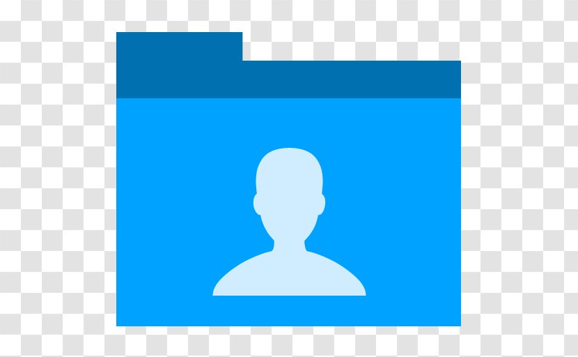 Blue Human Behavior Silhouette Area Logo - Rectangle - User Transparent PNG