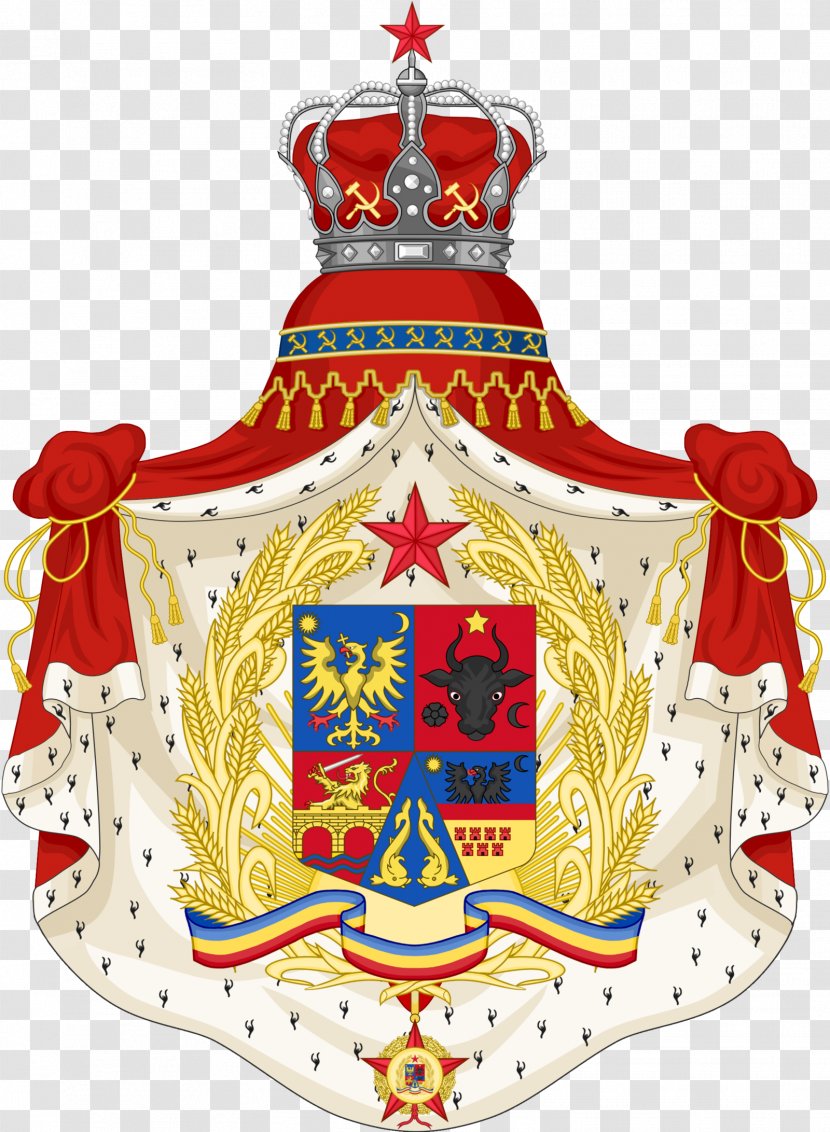 Socialist Republic Of Romania Kingdom Coat Arms State - Crown - Kim Jong-il Transparent PNG