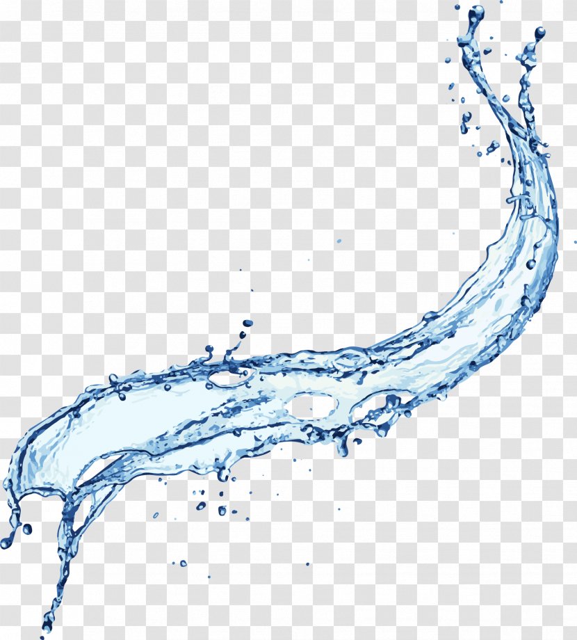 Small Fresh Blue Flow - Stock Photography - Splash Transparent PNG