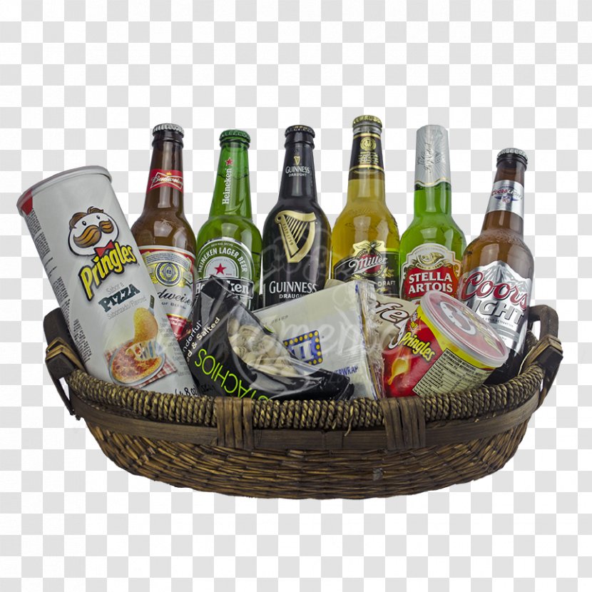 Beer Bottle Food Gift Baskets Glass Hamper Transparent PNG