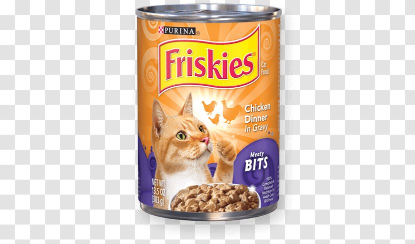 Cat Food Friskies Pet Nestlé Purina PetCare Company - Poultry - Chicken Gravy Transparent PNG