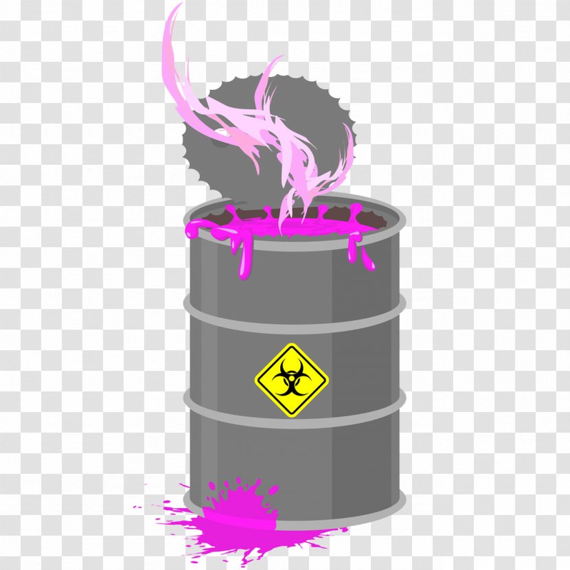 Toxic Waste Chemical Radioactive Barrel - Fictional Character - Hazardous Transparent PNG