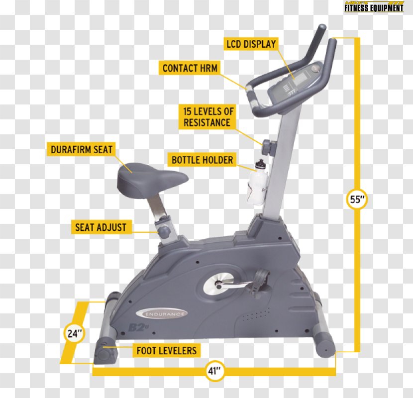 Exercise Bikes Bicycle Elliptical Trainers Endurance - Highintensity Interval Training Transparent PNG