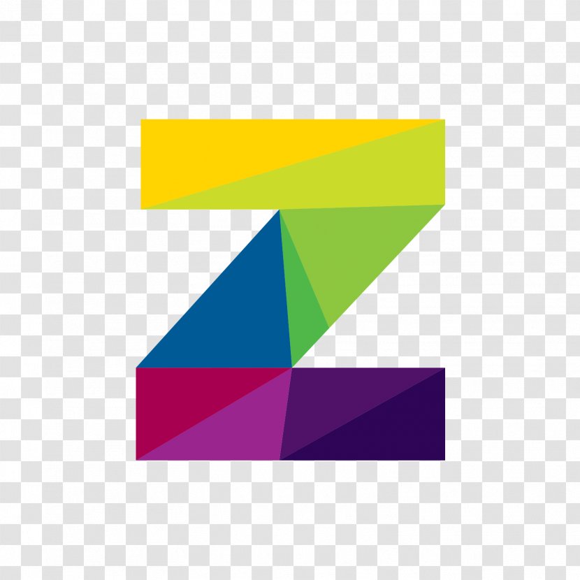 Green Blue Purple - Letter - Blue, And Spell Letters Z Transparent PNG