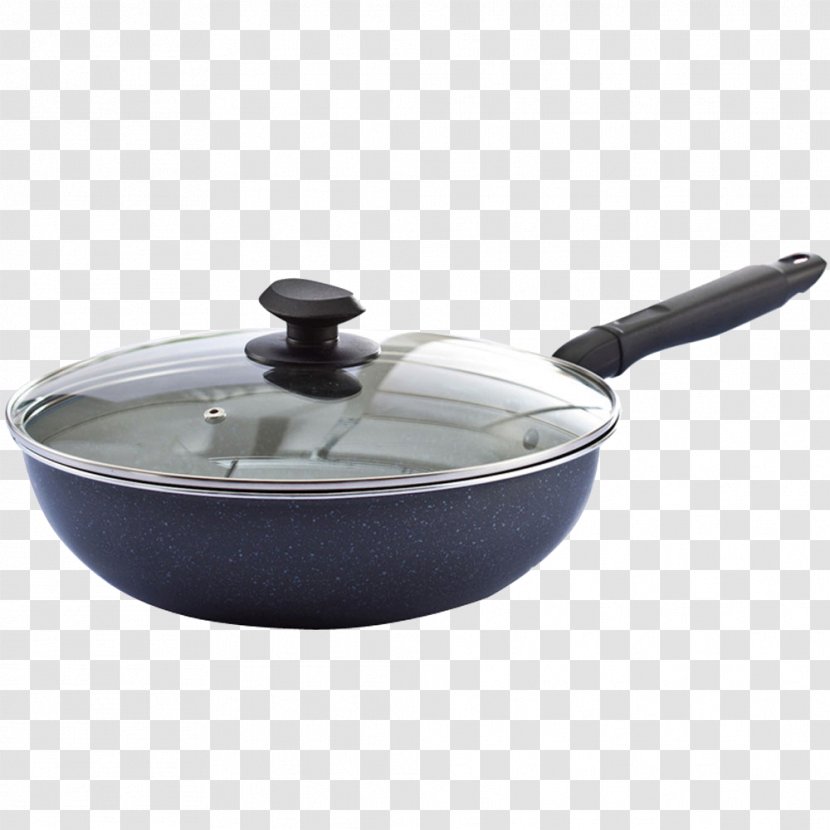 Frying Pan Kitchen Wok Non-stick Surface Transparent PNG