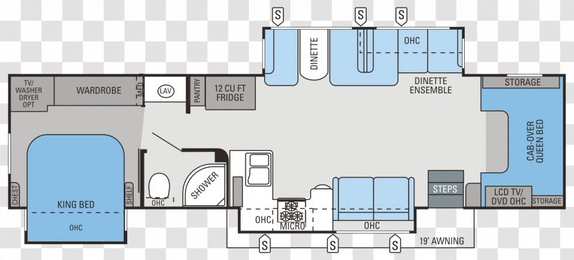 Mercedes-Benz C-Class Campervans Jayco, Inc. Caravan Floor Plan - Diagram - Price Transparent PNG