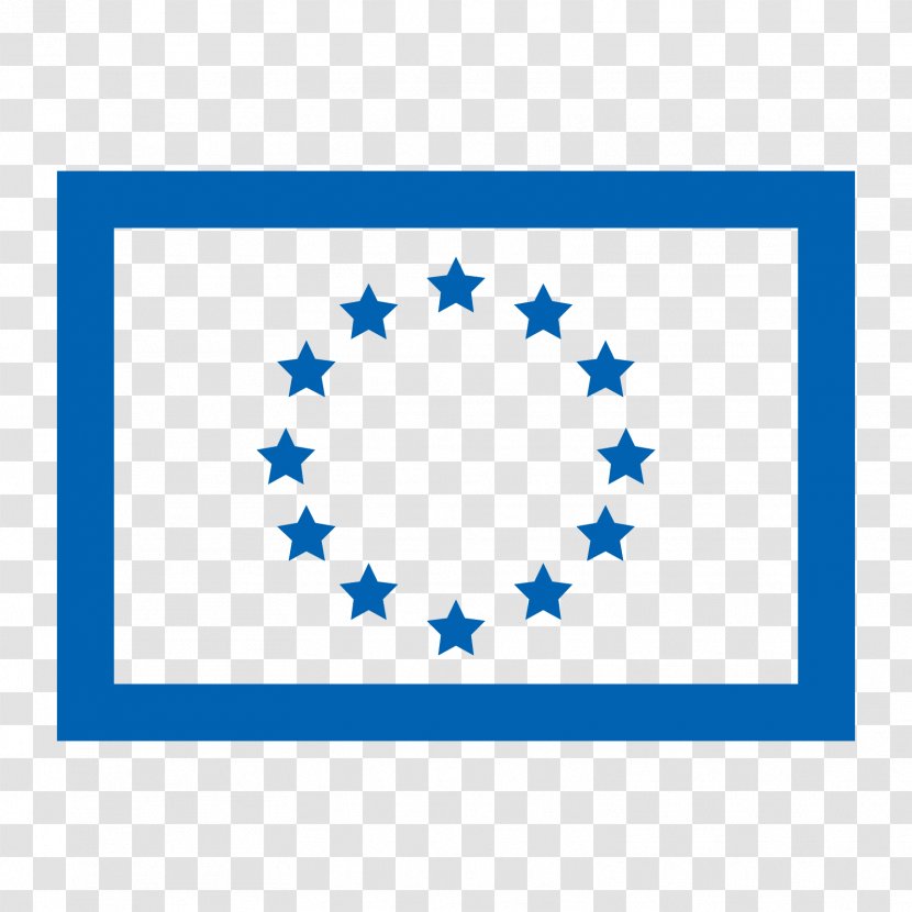 European Union Flag Of Europe Clip Art - Blue - Decorative Windows Transparent PNG