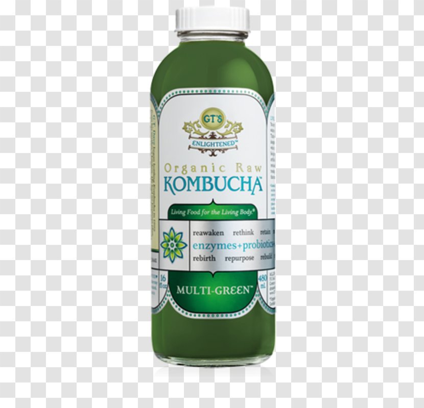 Kombucha Green Tea Masala Chai Raw Foodism Drink - Liquid Transparent PNG