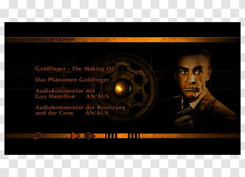 Goldfinger James Bond Film Series DVD Font Transparent PNG