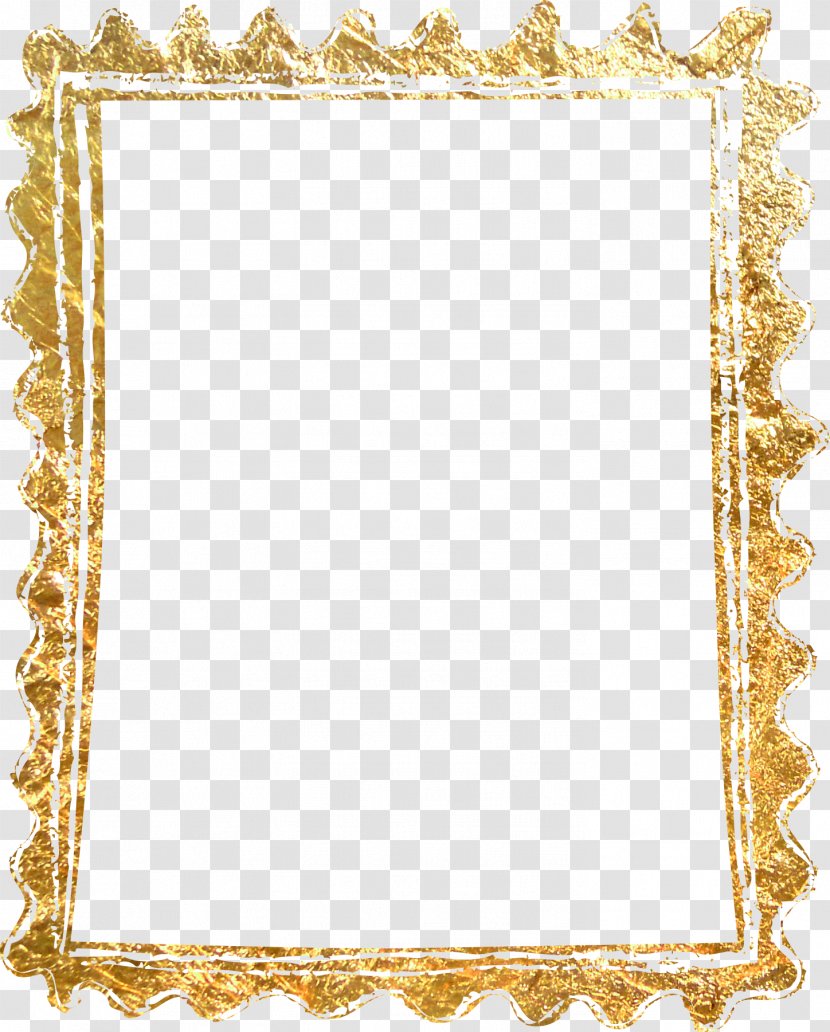 Picture Frame Gold - Color - Material Border Transparent PNG