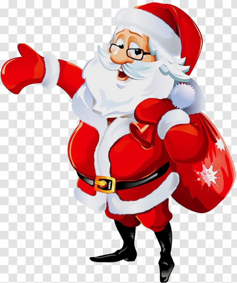 Santa Claus Cartoon - Christmas Day - Fictional Character Transparent PNG