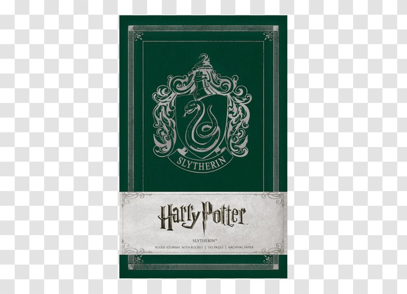Harry Potter: Slytherin Ruled Notebook House Hardcover Journal Potter And The Philosopher's Stone Transparent PNG